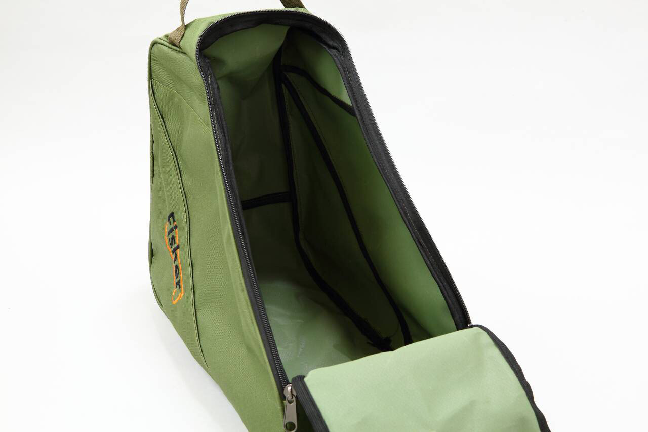 

Защитный чехол-сумка Fisher для обуви с ручкой для переноса 35х40х21 см зеленый (К009)