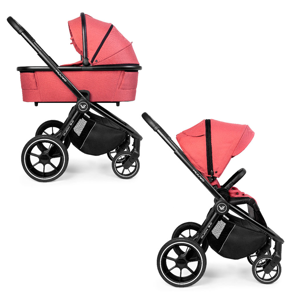 

Коляска Muuvo 2 в 1 Quick 3.0 Pure Pink XL (KM2V1Q3.0PPXL)