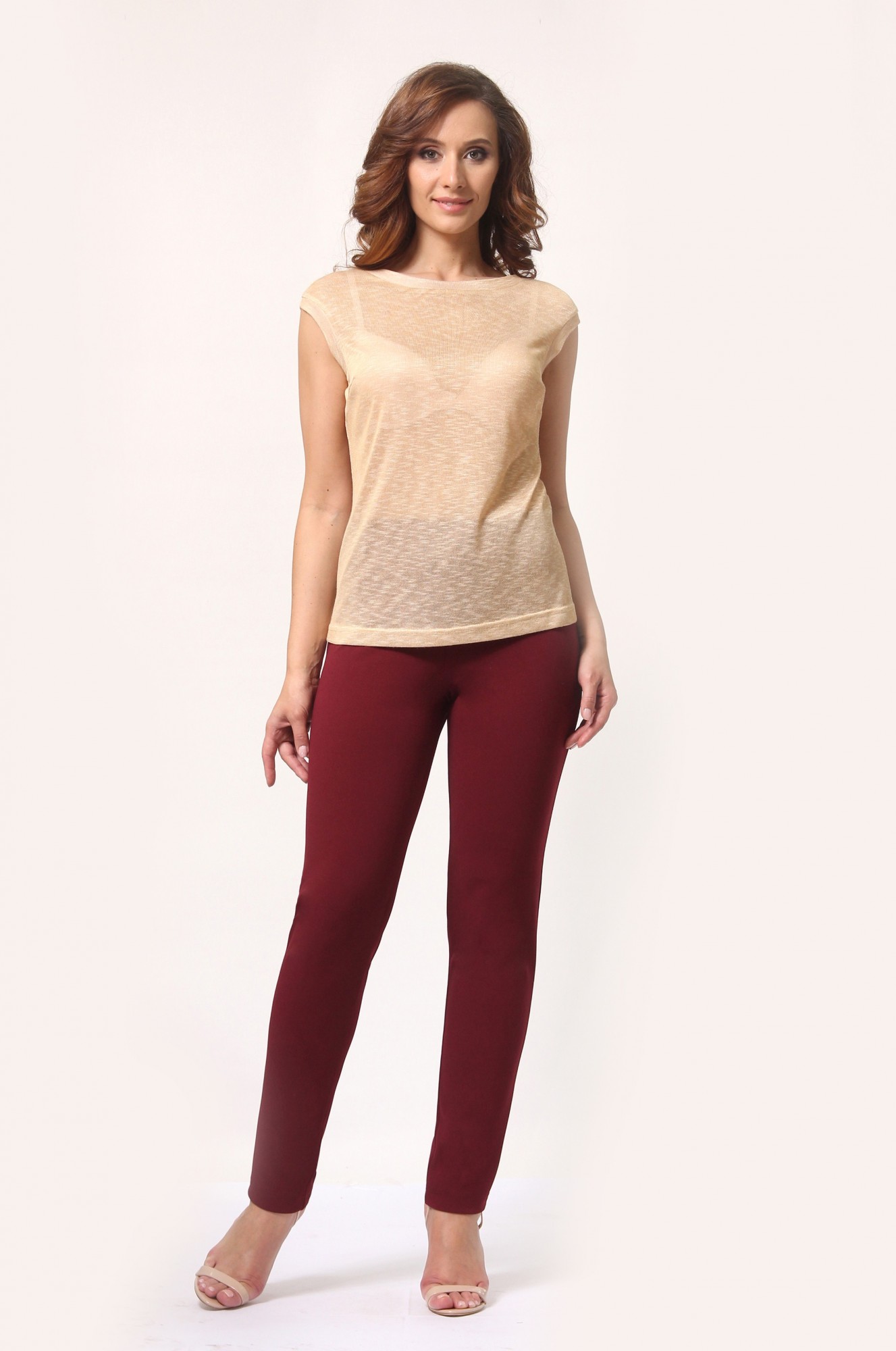 

Женские брюки Alika Kruss, Мия бордовый 4XL