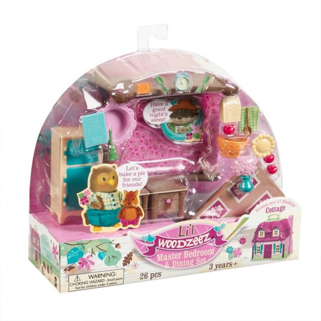 

Игровой набор Li'l Woodzeez Спальня и столовая 26 аксессуаров (6127Z)