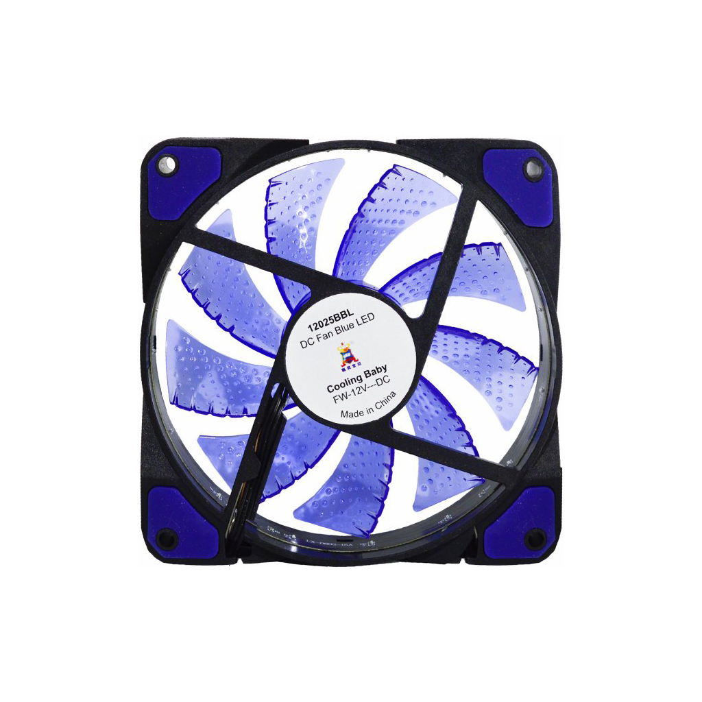 

Кулер для корпуса Cooling Baby 12025PBL