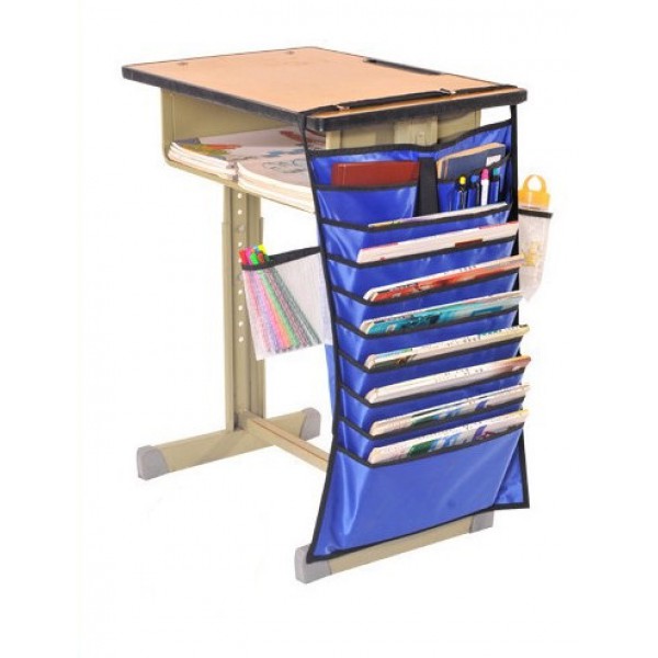 

Настольный органайзер для учебных книг и тетрадей myCase Подвесной органайзер на стол для студентов и школьников Синий