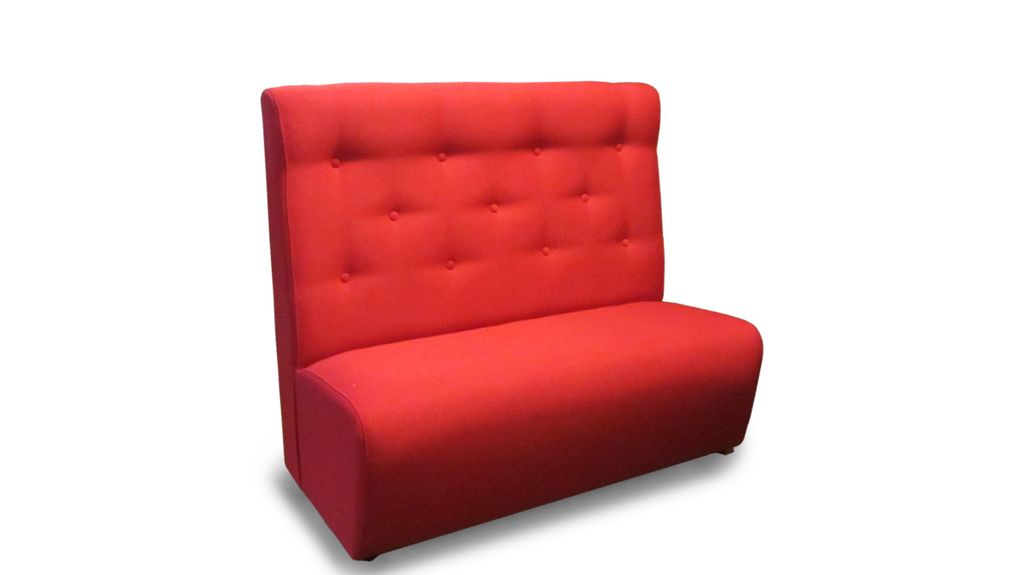 

Диван для кафе, барів, офіса, кухні Pera Red Сloth MebliPoint 120 cm