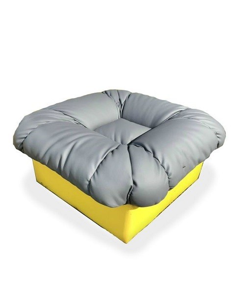 

Пуф Visit Grey Yellow MebliPoint 70*70