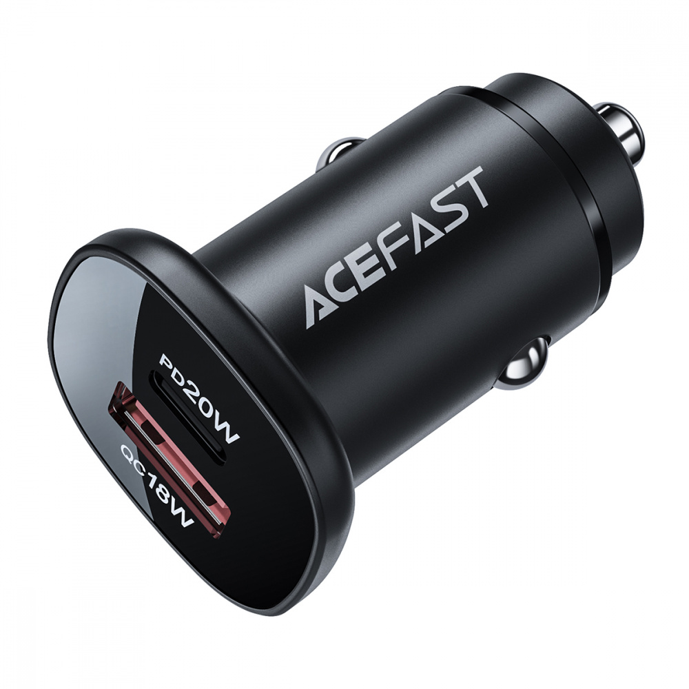 

Автомобильное ЗУ Acefast B1 Mini 38W (Type-C + USB) black