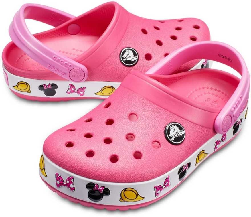 

Кроксы Crocs Crocband minnie Clog K 204993-6NP-J3 34-35 22 см Розовые (204993-6NP)
