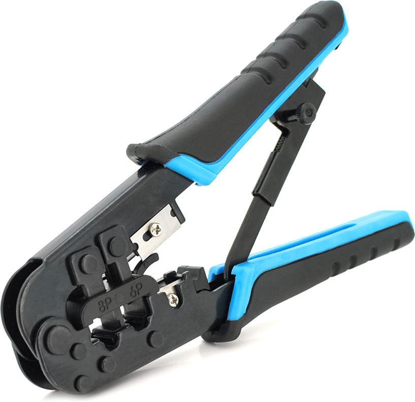 Инструмент Merlion HT-568R с храповиком для обжимки RJ-45 (8P8C) и RJ ...