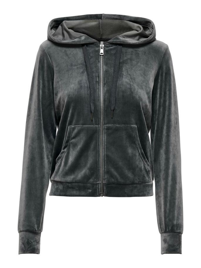 

Толстовка ONLY ONLREBEL L/S ZIP HOOD SWT  Темно-серый 15241328-Phantom, Толстовка ONLY ONLREBEL L/S ZIP HOOD SWT XL Темно-серый 15241328-Phantom