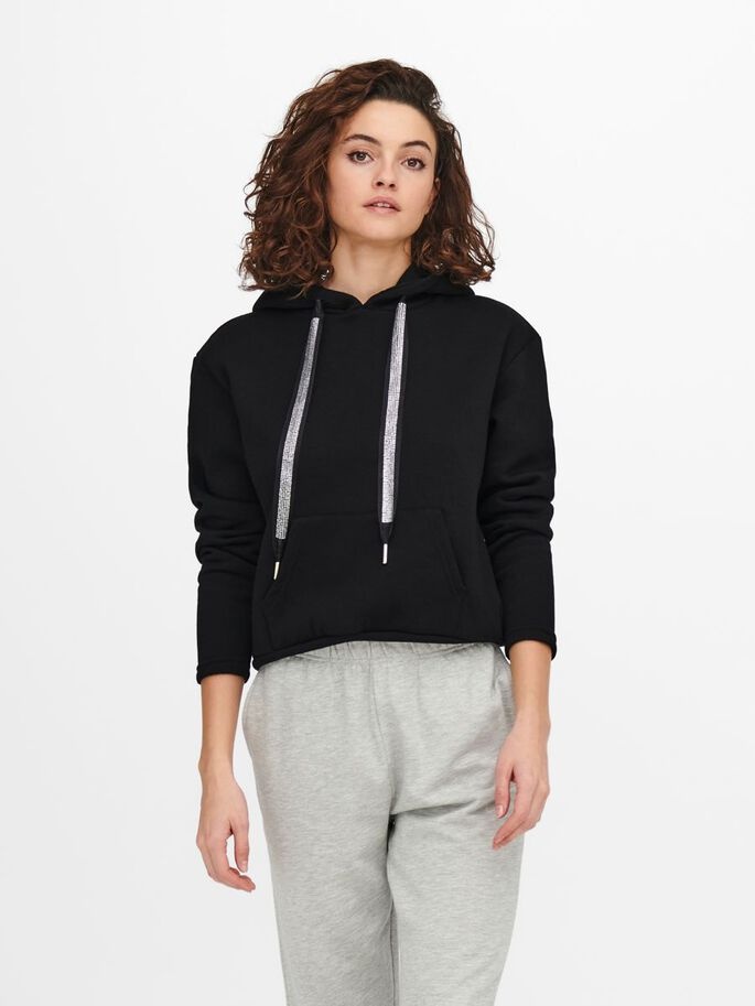

Худи ONLY ONLDREAM L/S HOOD SWT  Черный 15245133-Black, Худи ONLY ONLDREAM L/S HOOD SWT XL Черный 15245133-Black