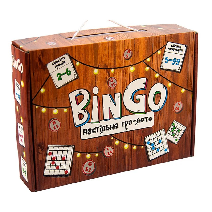 

Настольная игра «BinGo» STRATEG 24,6х18,3х5,5 см