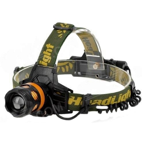 

Налобный аккумуляторный фонарь Bailong BL-6813 Black/Orange
