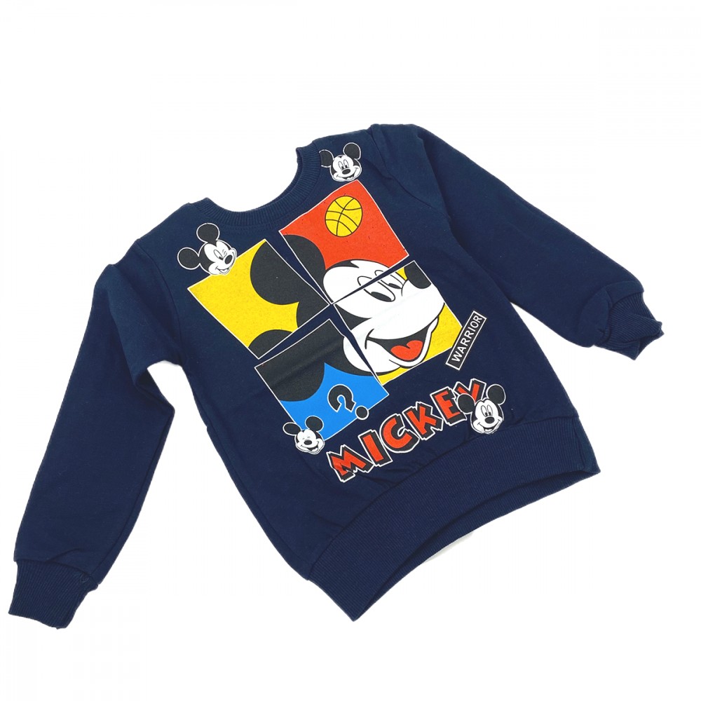 

Свитшот для мальчика синий с принтом Микки Мауса 7-8 лет 122 см 1152_13-86