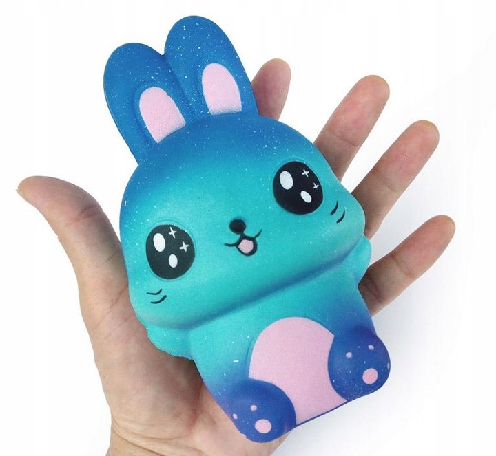 

Игрушка Сквиши Squishy антистресс Зайчик - Галактика 13 см