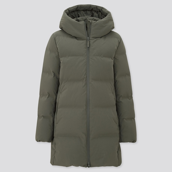 

Пуховик зимний Uniqlo матовый  зеленый, Пуховик зимний Uniqlo матовый S зеленый