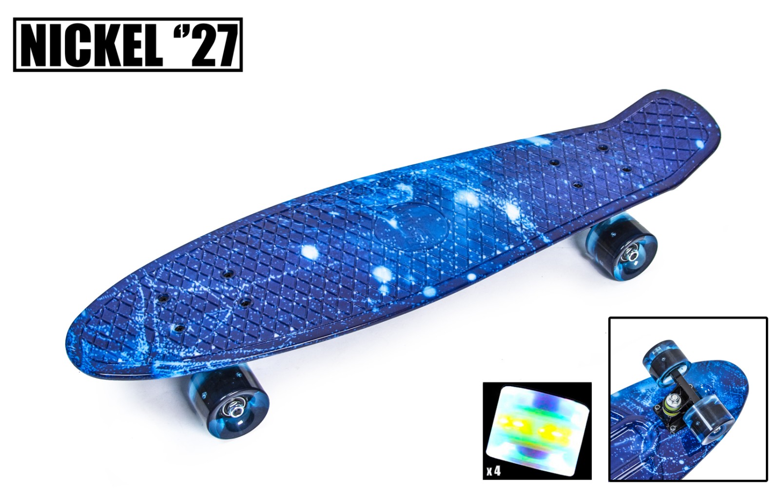 

Penny Board Nickel 27" "Spice" Светящиеся колеса.