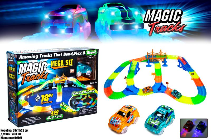 

Magic Tracks 360 деталей на 3 батарейки Гоночный трек