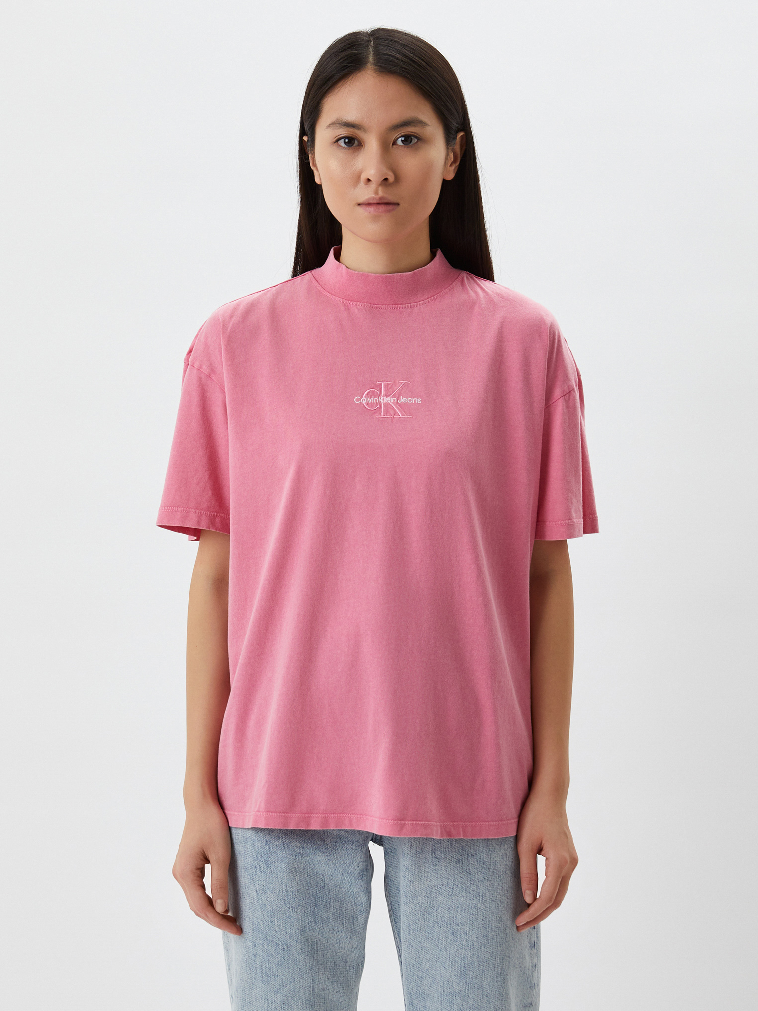 

Футболка Calvin Klein Jeans Monogram Washed Boyfriend Tee J20J218465-THI  Lipstick Pink, Футболка Calvin Klein Jeans Monogram Washed Boyfriend Tee J20J218465-THI S Lipstick Pink