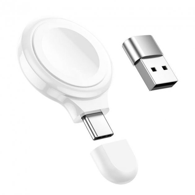 

Беспроводное зарядное устройство Hoco для Apple Watch white