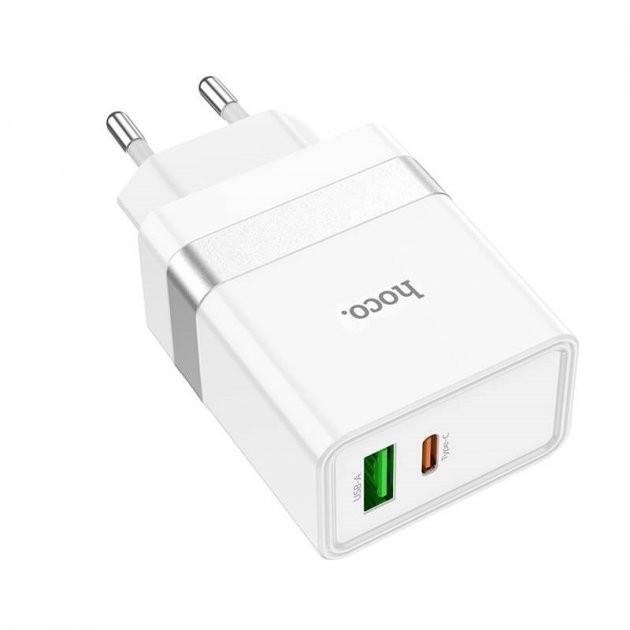 

Зарядное устройство Hoco 30W USB/Type-C white