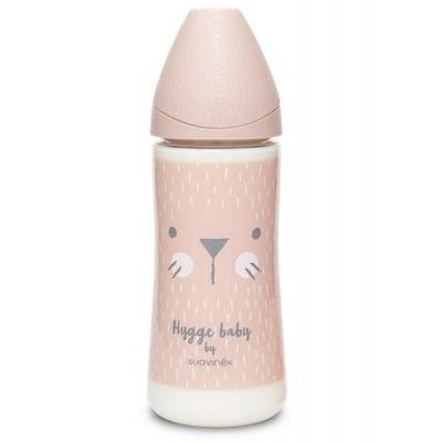 

Бутылочка для кормления Suavinex Hygge Уютные истории, 360 мл, розовая (306697)