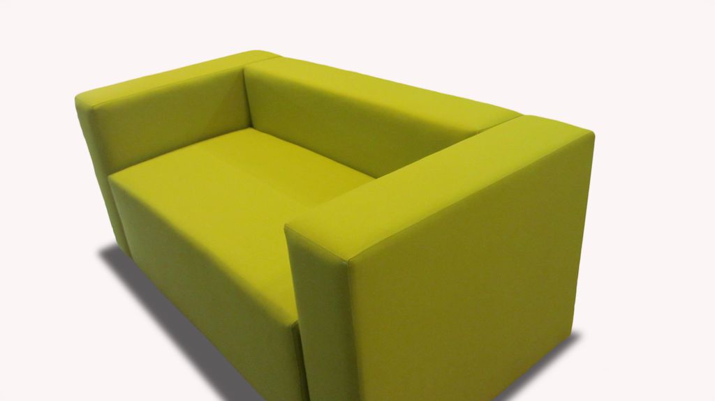 

Диван для офіса, кабінета, очікування Сube Green MebliPoint 160 cm