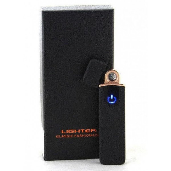 

Спиральная Электрическая USB Зажигалка Lighter ZGP 4 Чёрная