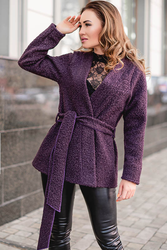 

Fashions • Короткое пальто Emma Fashions  фиолетовый (2151-лб, Fashions • Короткое пальто Emma Fashions 46 фиолетовый (2151-лб)