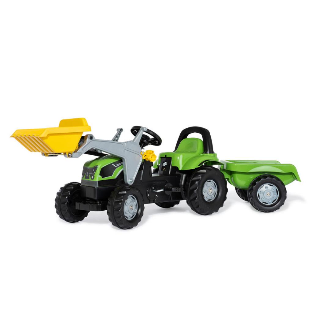 

Веломобиль Rolly Toys Трактор с прицепом и ковшом rollyKid Deutz-Fahr 5115 G TB (023196)