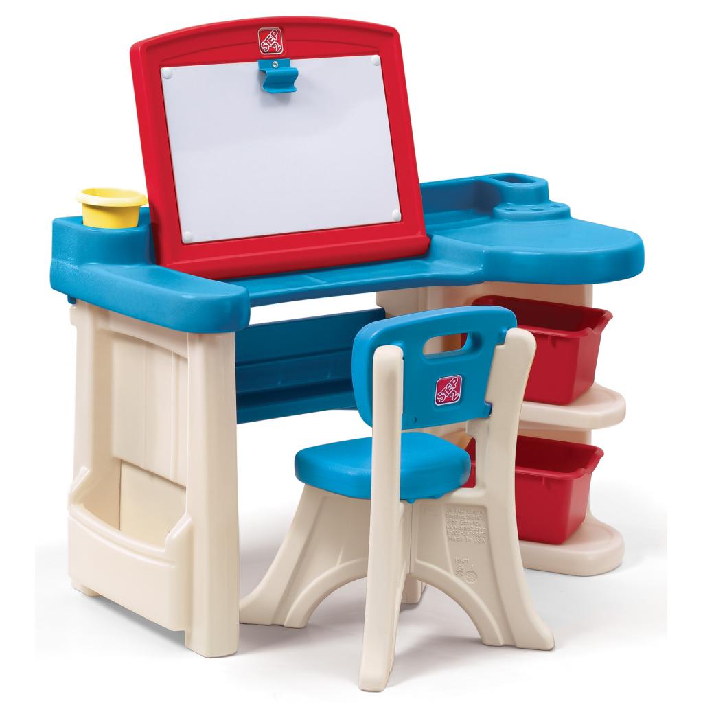 

Детский стол Step2 для творчества ART DESK REFRESH со стульчиком (45693)