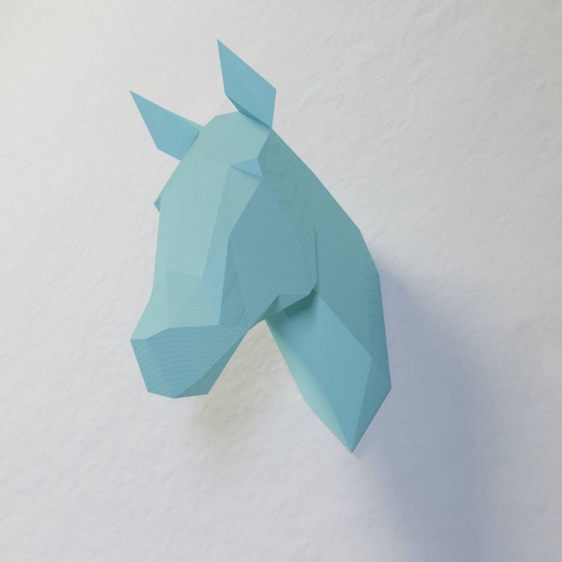 

Паперкрафт бумажная модель Лошадь Papercraft