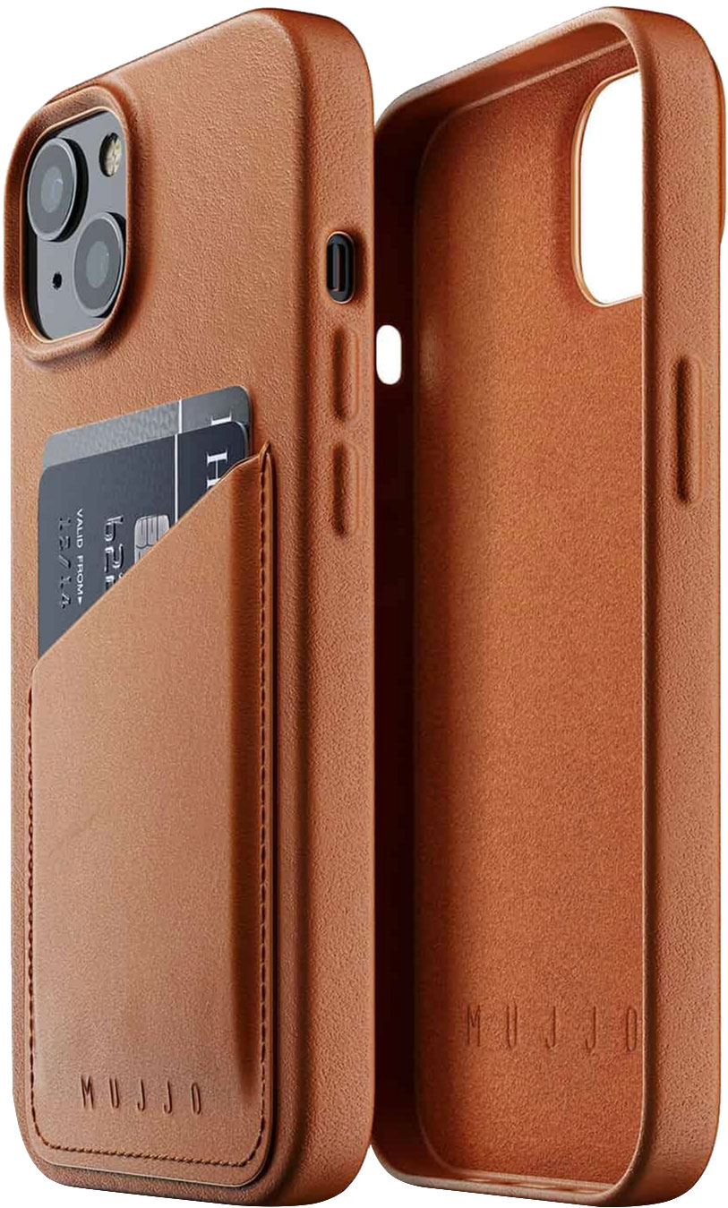 

Панель Mujjo Wallet Full Leather для Apple iPhone 13 Tan (MUJJO-CL-022-TN)