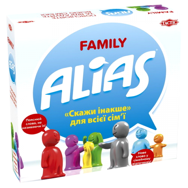 

Настольная игра Tactic Семейный Алиас (Family Alias) (укр.) (54336)