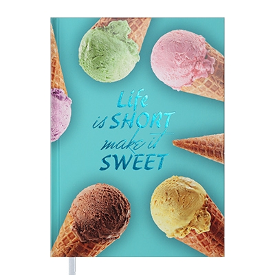 

Ежедневник А5 недатированный SWEET мятный А5, BM.2037-38