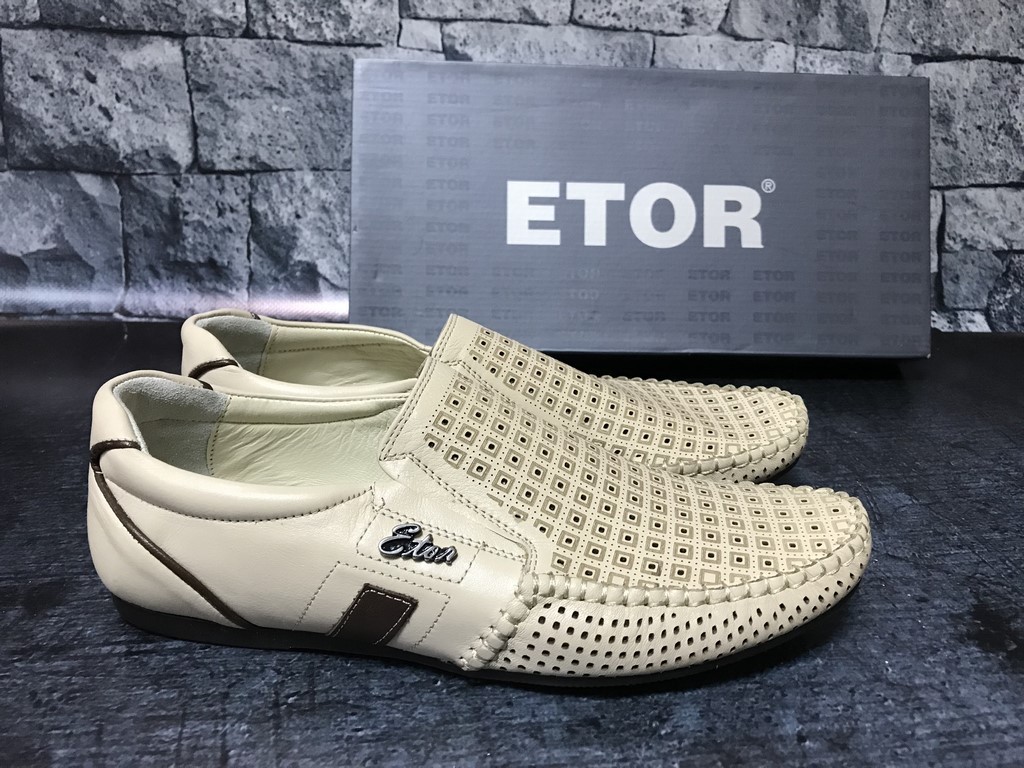 

Мокасины Etor 11262/7107 43 (29 см) Бежевые