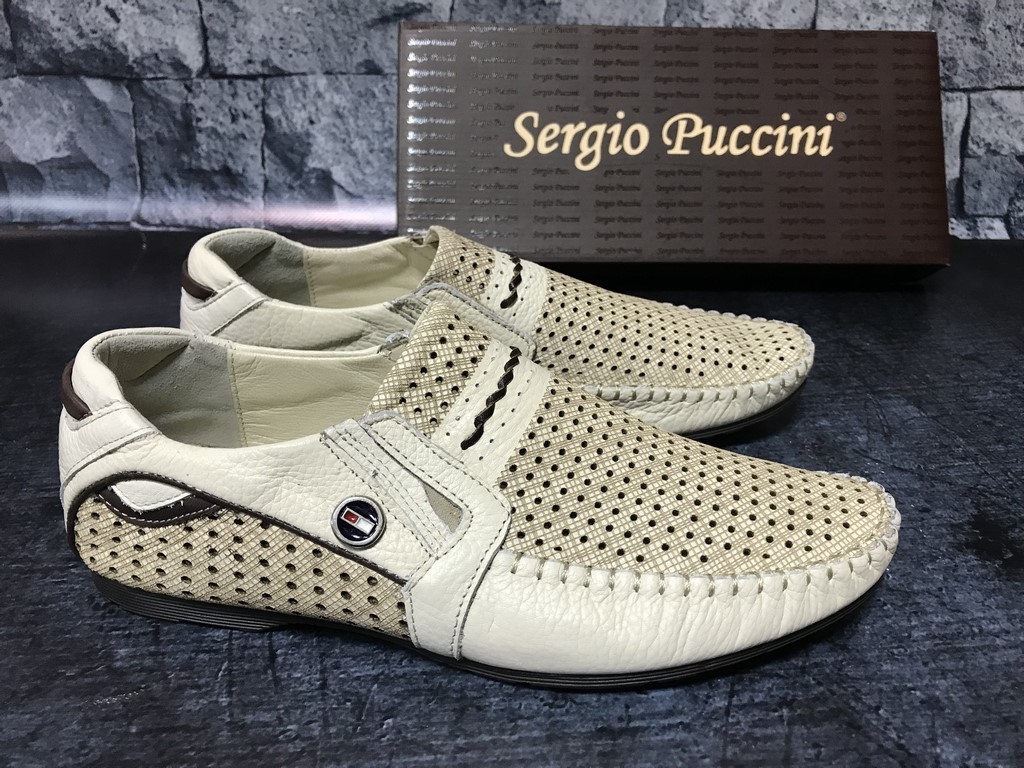 

Мокасины Sergio Puccini 9039/649 43 (29.5 см) Бежевые