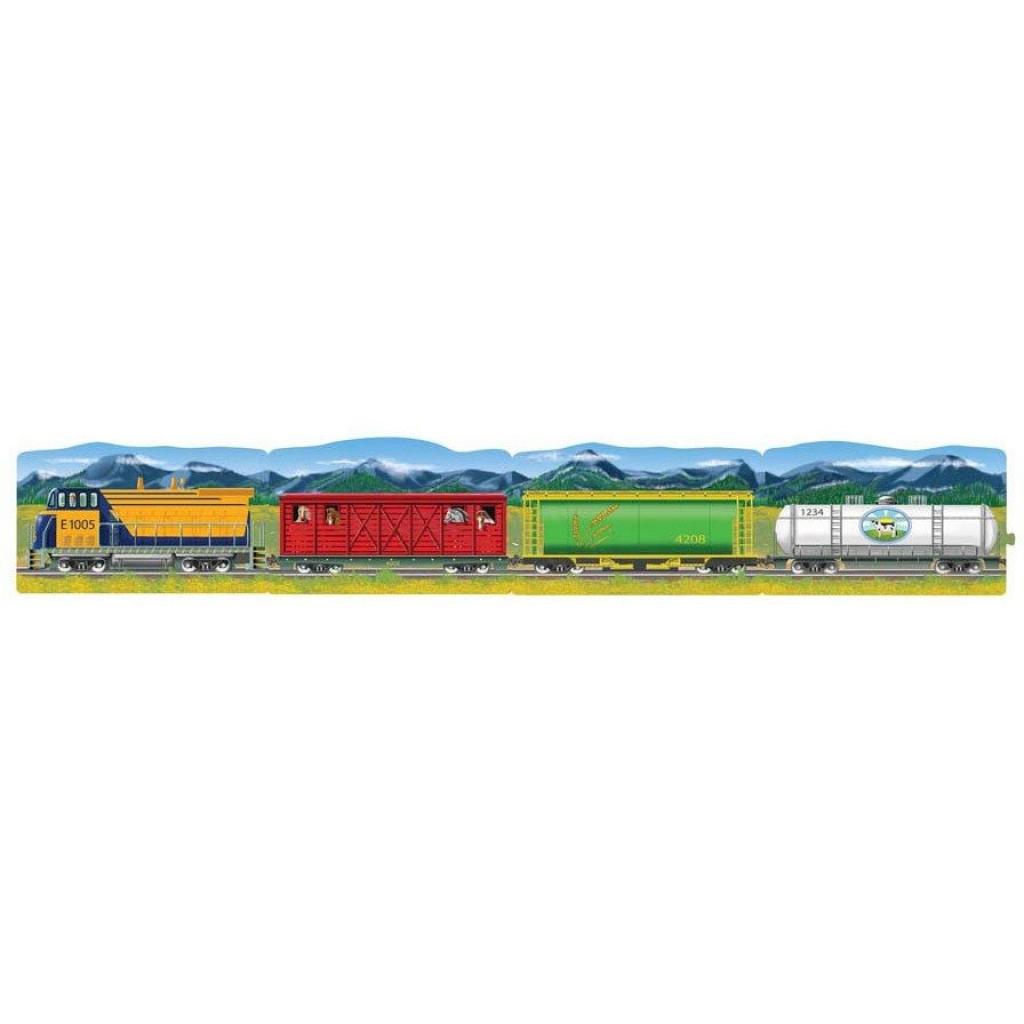 

Пазл Melissa&Doug Мега, 4 в 1 Поезд, 96 элементов (MD8910)