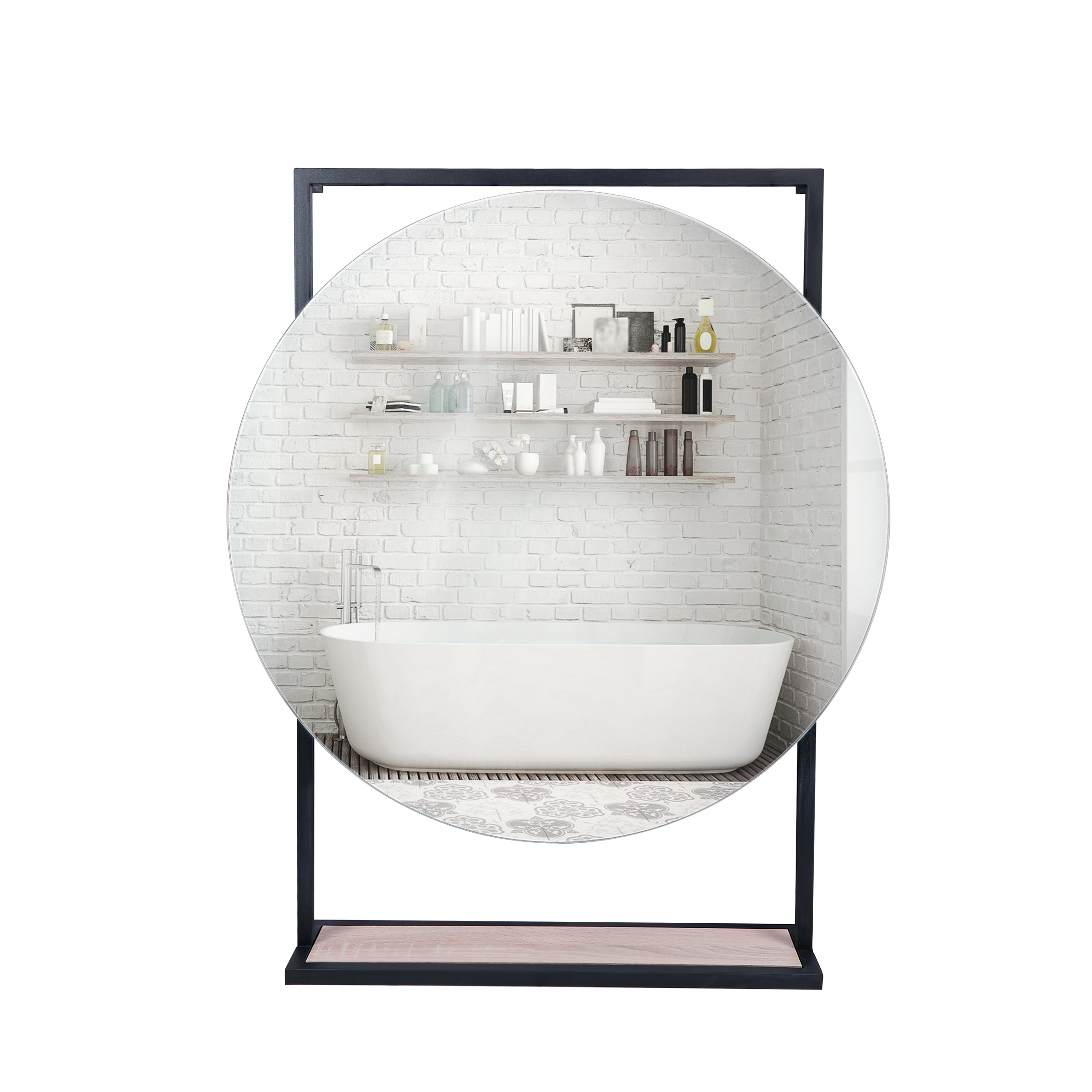 

Зеркало Qtap Taurus 700х850х140 Whitish oak с LED-подсветкой (QT2478ZP700WO)