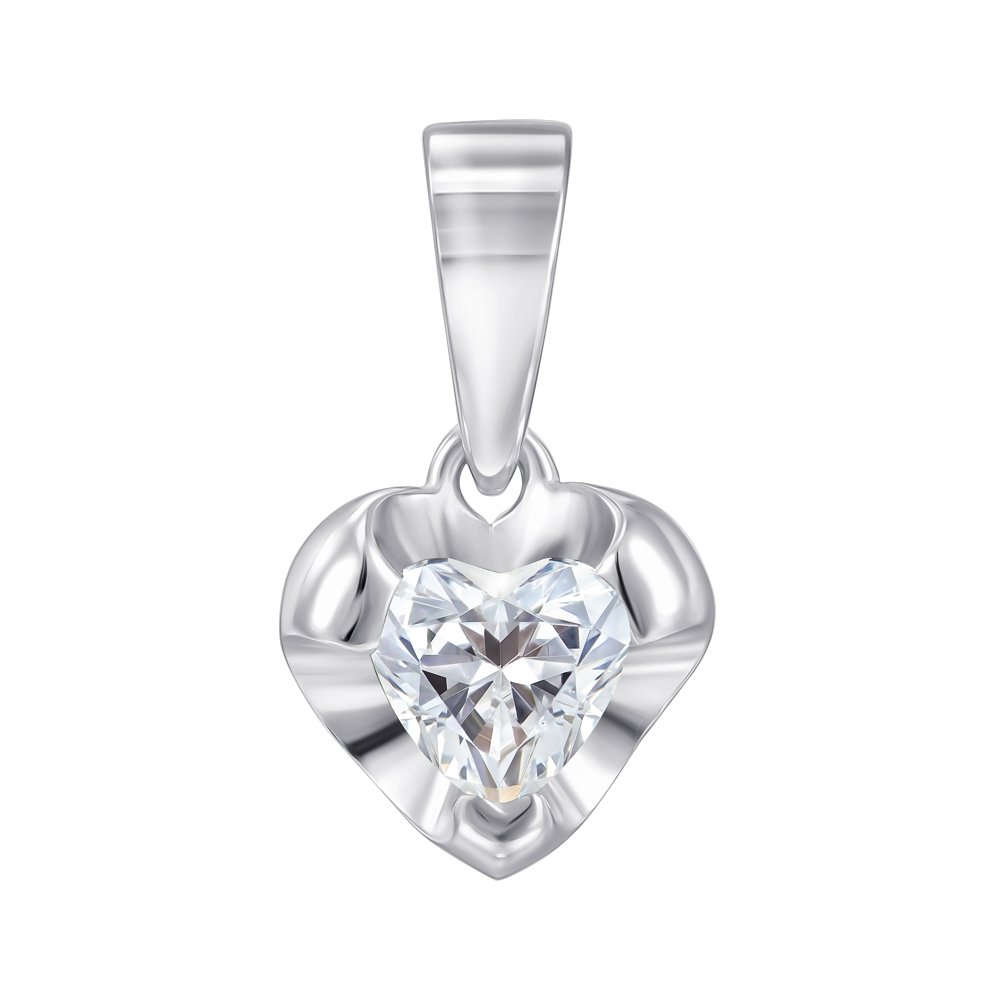 

Серебряный подвес с фианитом s zirconia 000151630