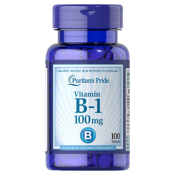 

Витамины Puritan's Pride Vitamin B-1 100 мг 100 таблеток