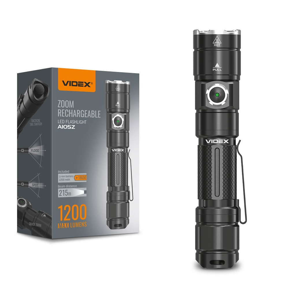 

Фонарь Videx 1200Lm 5000K (VLF-A105Z)