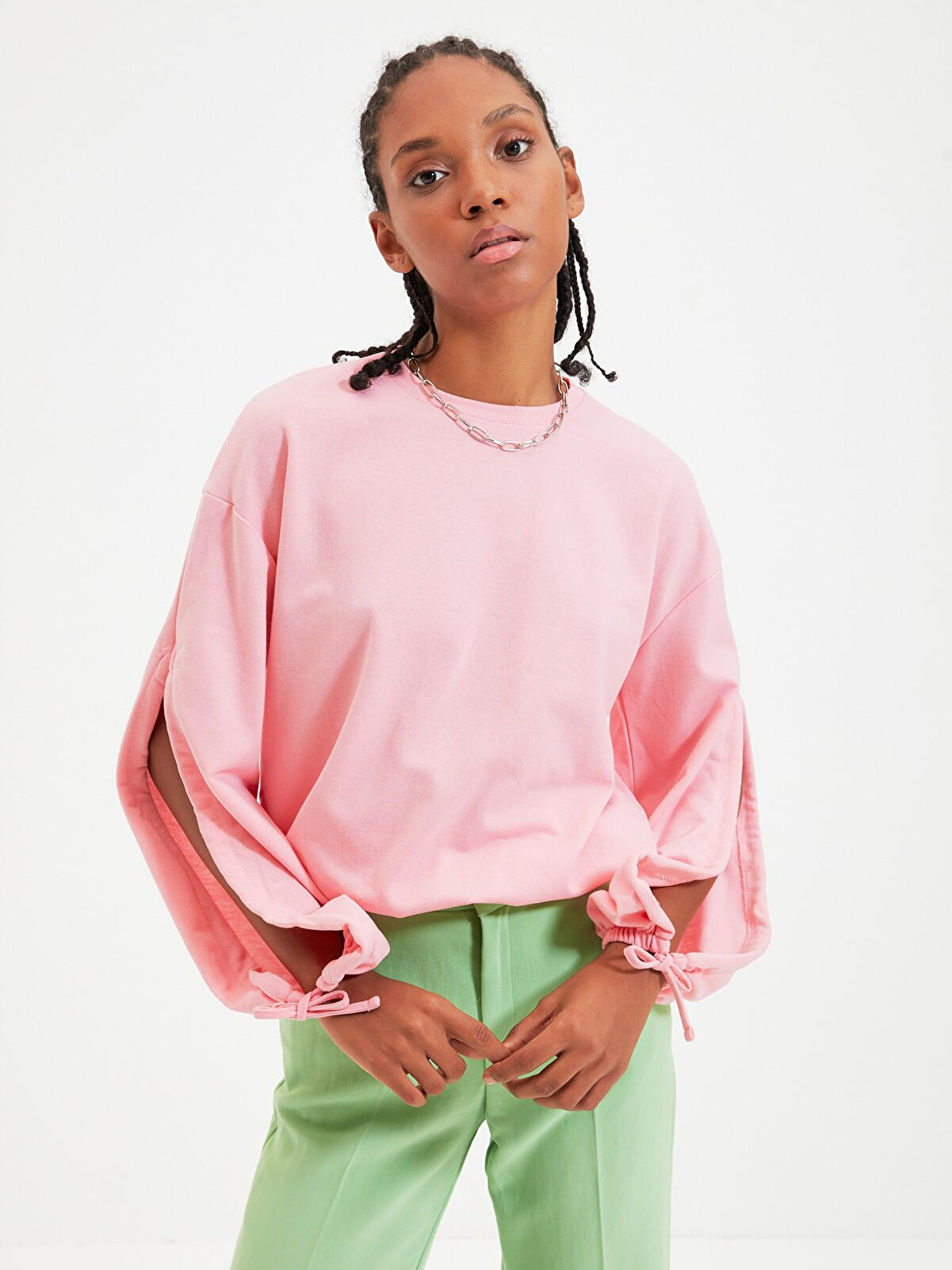 

Свитшот Trendyol TWOAW22SW0393  Pink, Свитшот Trendyol TWOAW22SW0393 S Pink