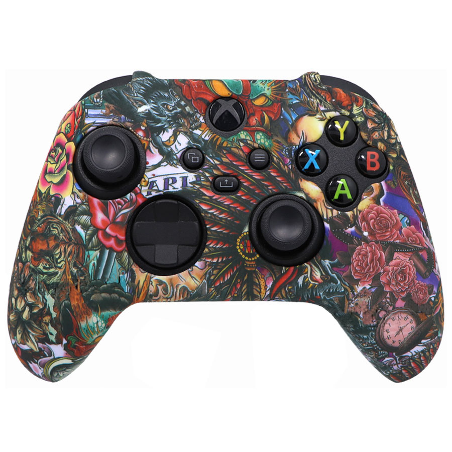 

Силиконовый чехол Honson для джойстика Xbox Series S / X граффити Devil