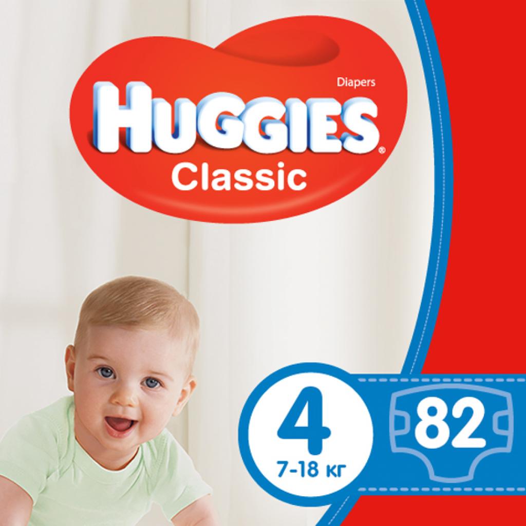 

Подгузник Huggies Classic 4 Giga 82 шт (5029053547299)