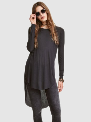 

Лонгслив H& 6654730 М Темно-серый, Лонгслив H&M 6654730 М Темно-серый
