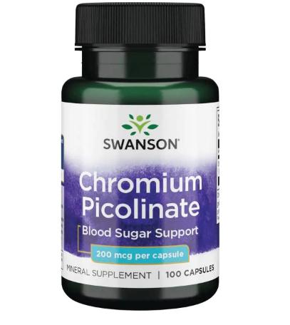 

Спец Витамин Swanson Chromium Picolinate 200mg 100caps