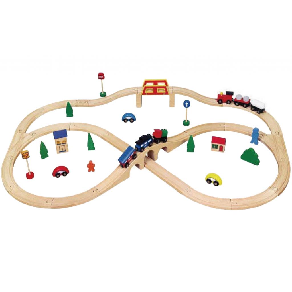 

Железная дорога Viga Toys 49 деталей (56304)
