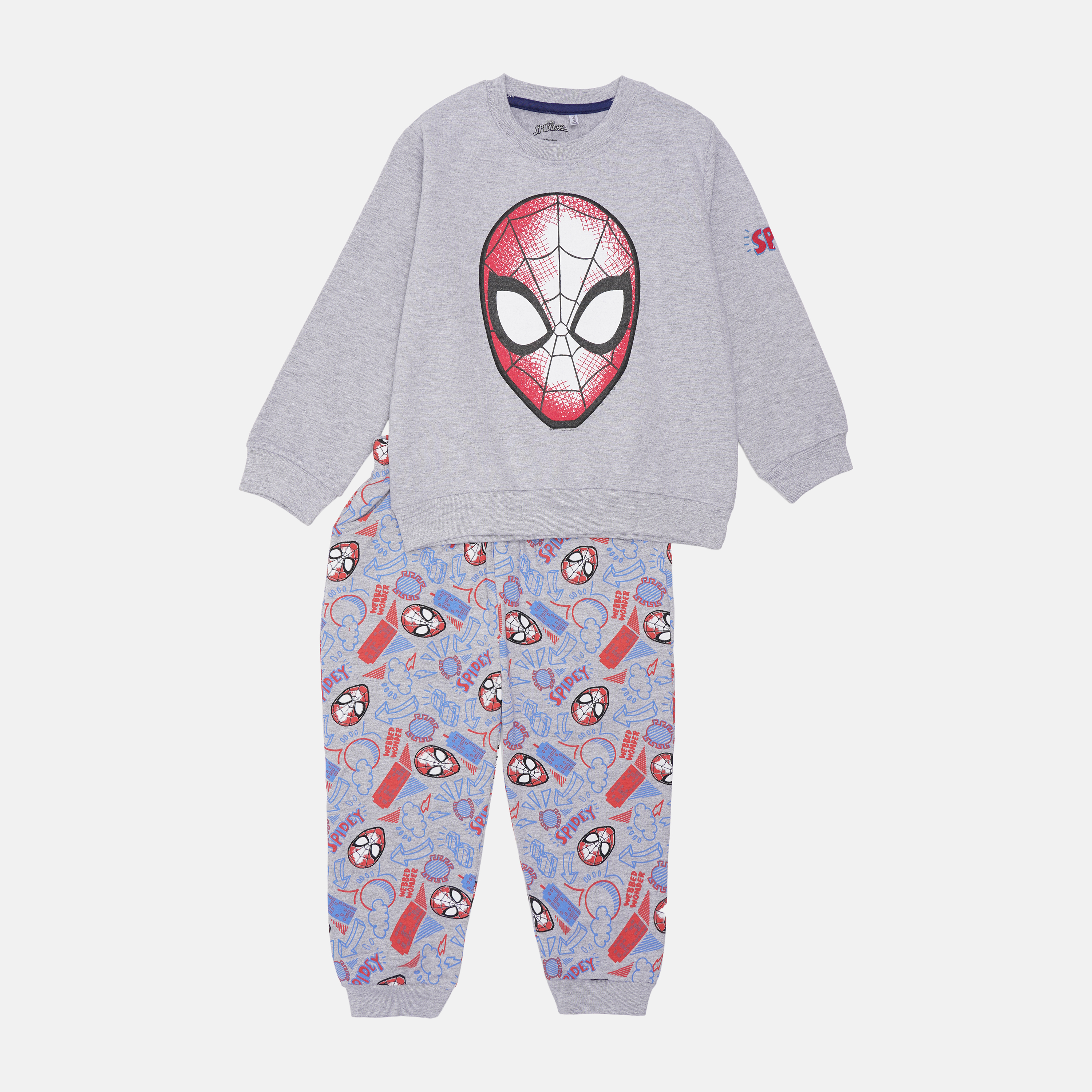 Акция на Спортивний костюм Disney Spiderman 2200005830 110 см Серый (8427934465750) от Rozetka UA