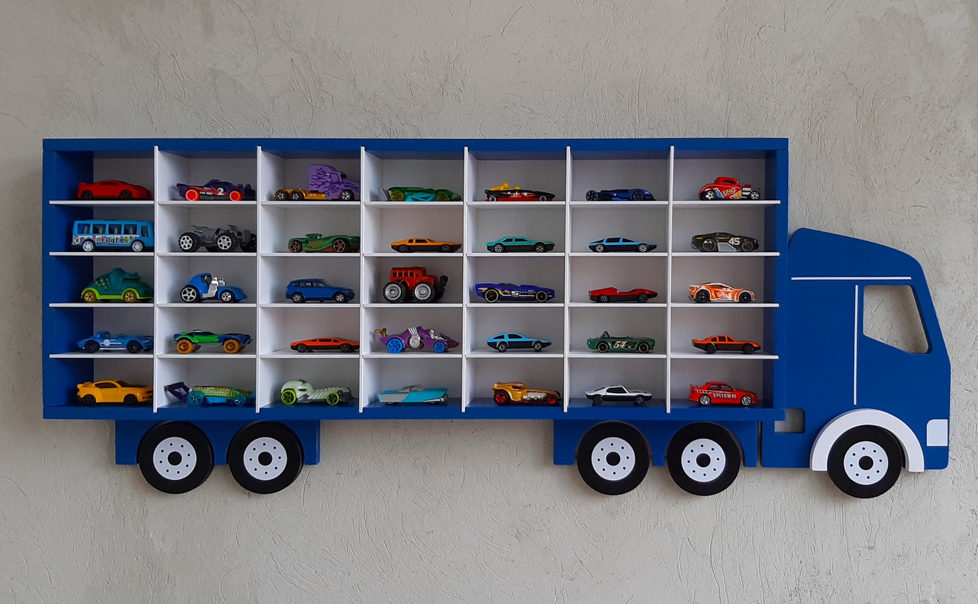 

Полка Грузовик синяя для 35 Hot Wheels (hw35-m-dark-blue)