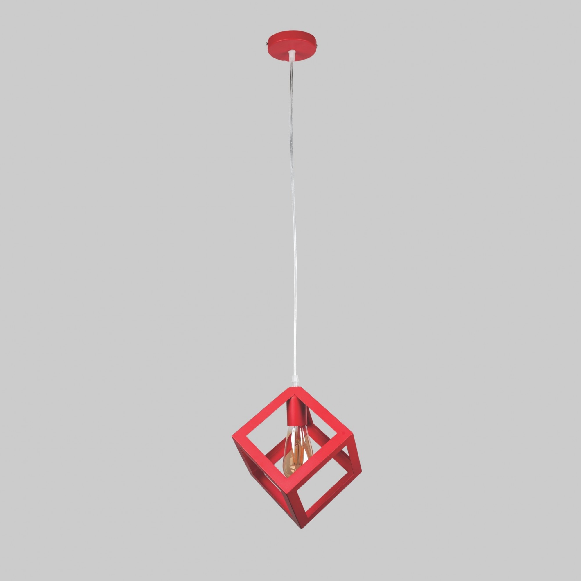 

Люстра LEVISTELLA Cube красная