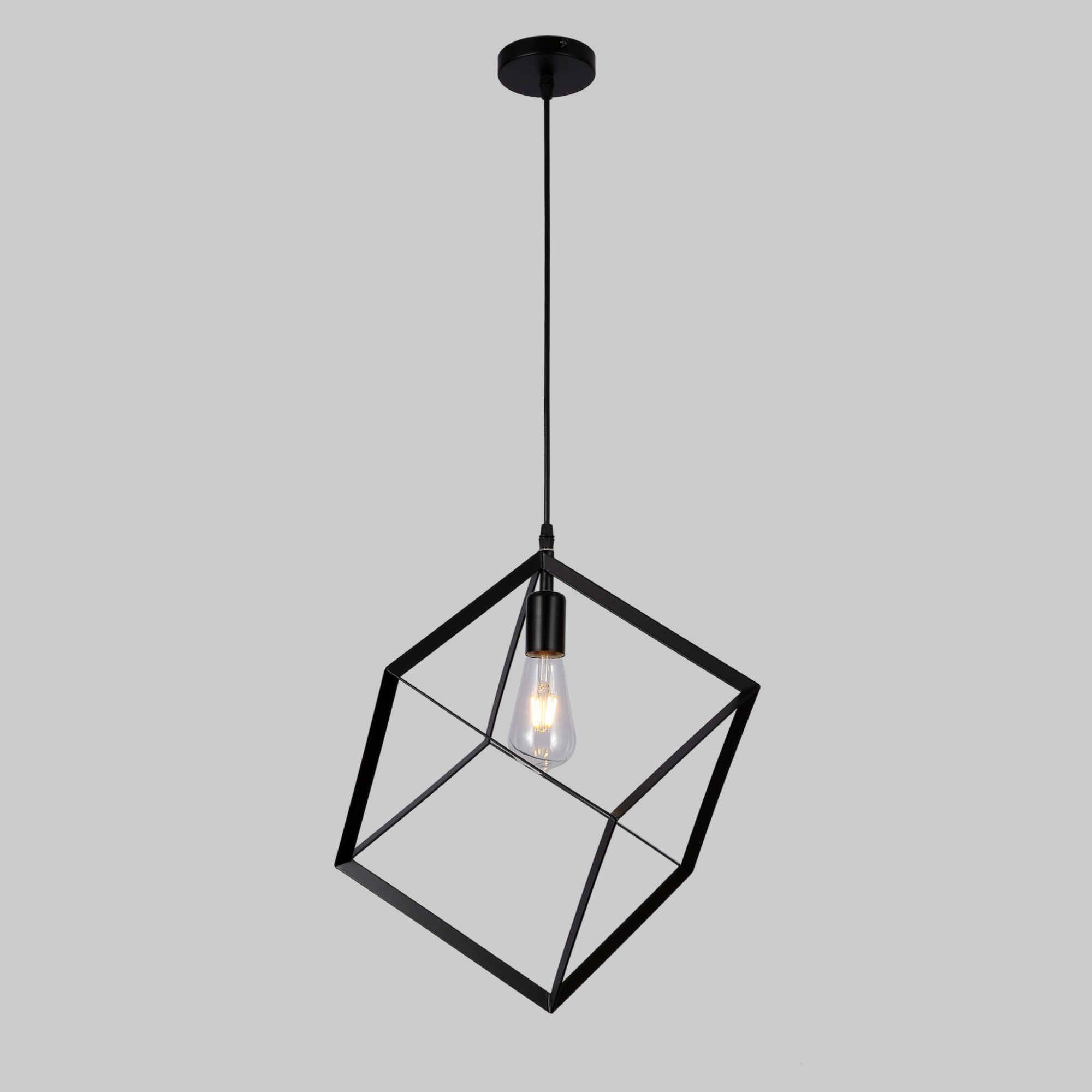 

Люстра LEVISTELLA Cube черная 27 см